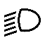 Low beam indicator (green)